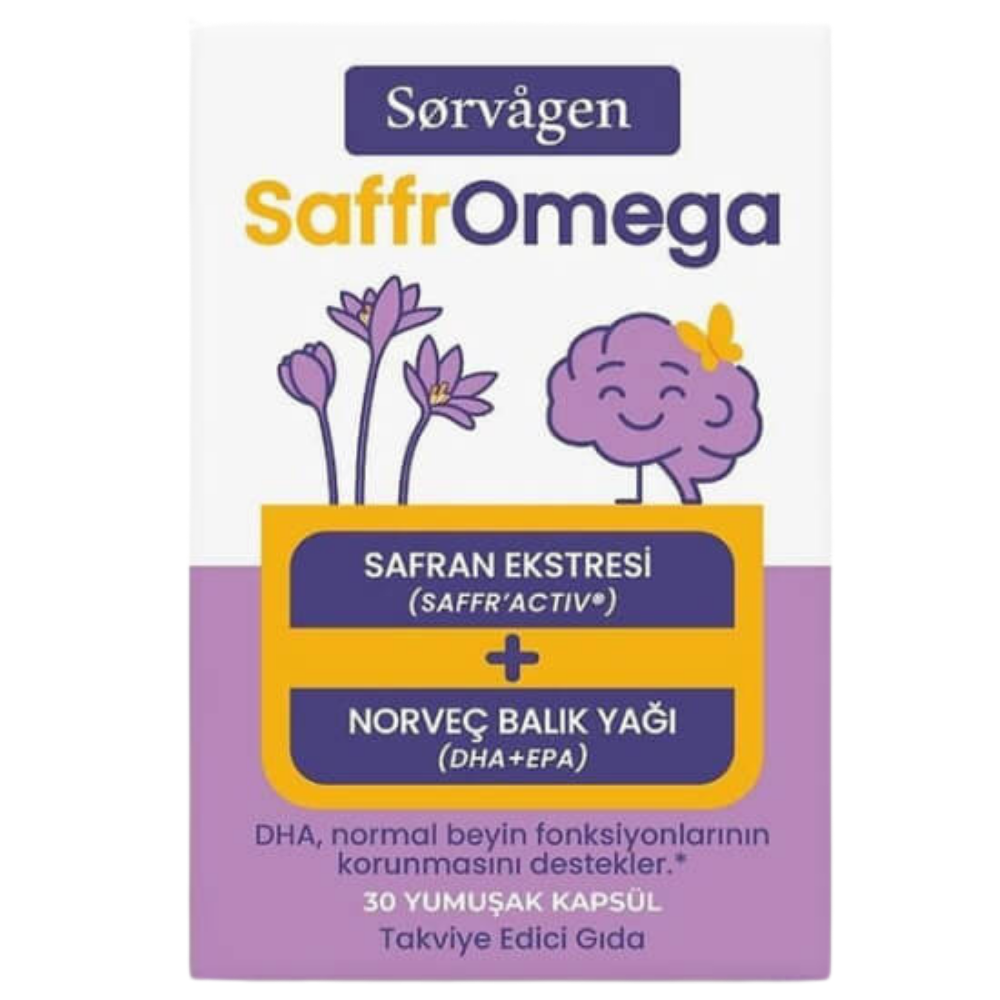 Sorvagen SaffrOmega Safran ve Omega3 30 Yumuşak Kapsül Fiyatları - Modern Eczane