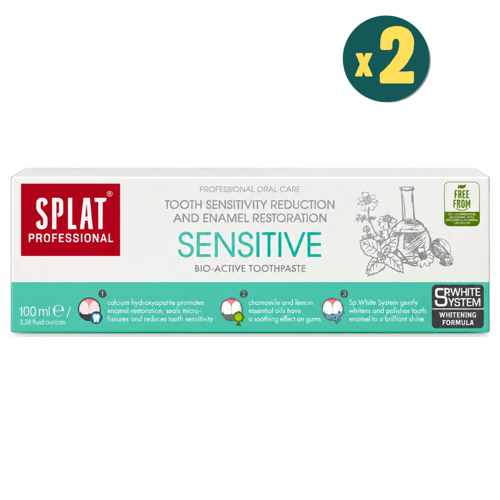 Splat Professional Sensitive Diş Macunu 100 ml 2 Adet Fiyatları - Modern Eczane