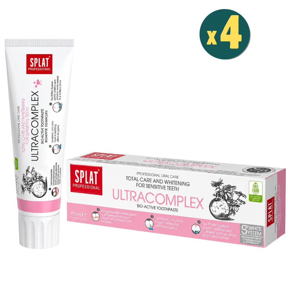 Splat Professional Ultracomplex Diş Macunu 4 Adet 100 ml Fiyatları - Modern Eczane