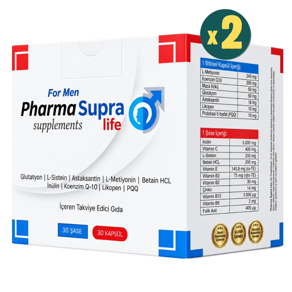 Supplements For Men 30 Saşe 30 Kapsül 2 Adet Fiyatları - Modern Eczane