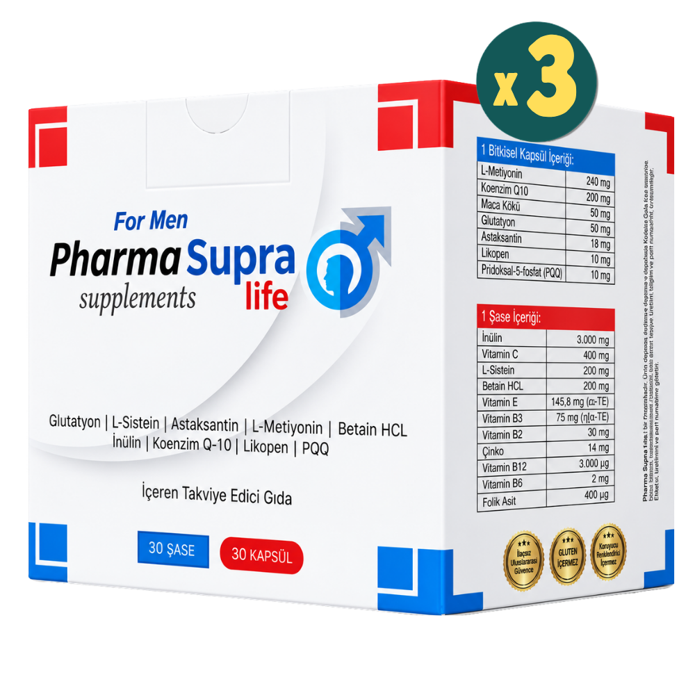 Supplements For Men 30 Saşe 30 Kapsül 3 Adet Fiyatları - Modern Eczane