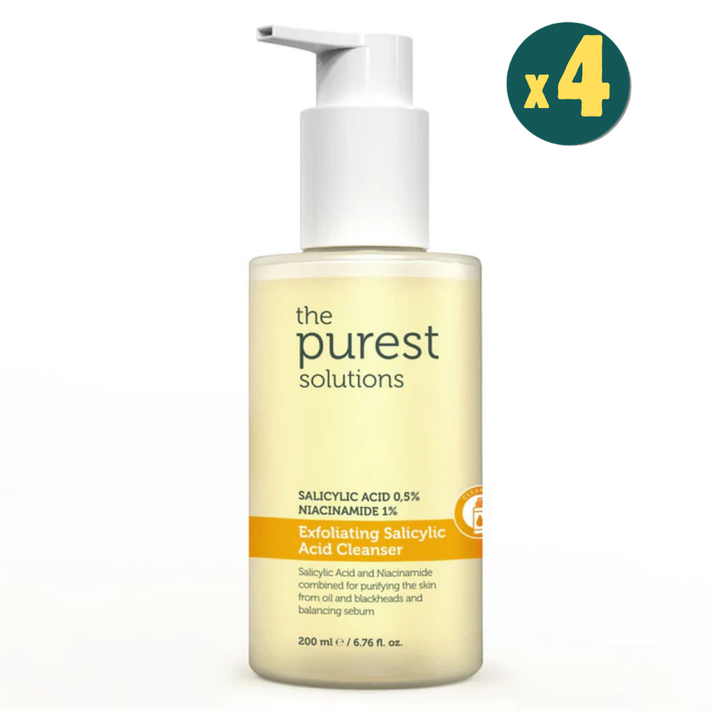 The Purest Solutions Exfoliating Salicylic Acid Cleanser 200 ml 4 Adet Fiyatları - Modern Eczane