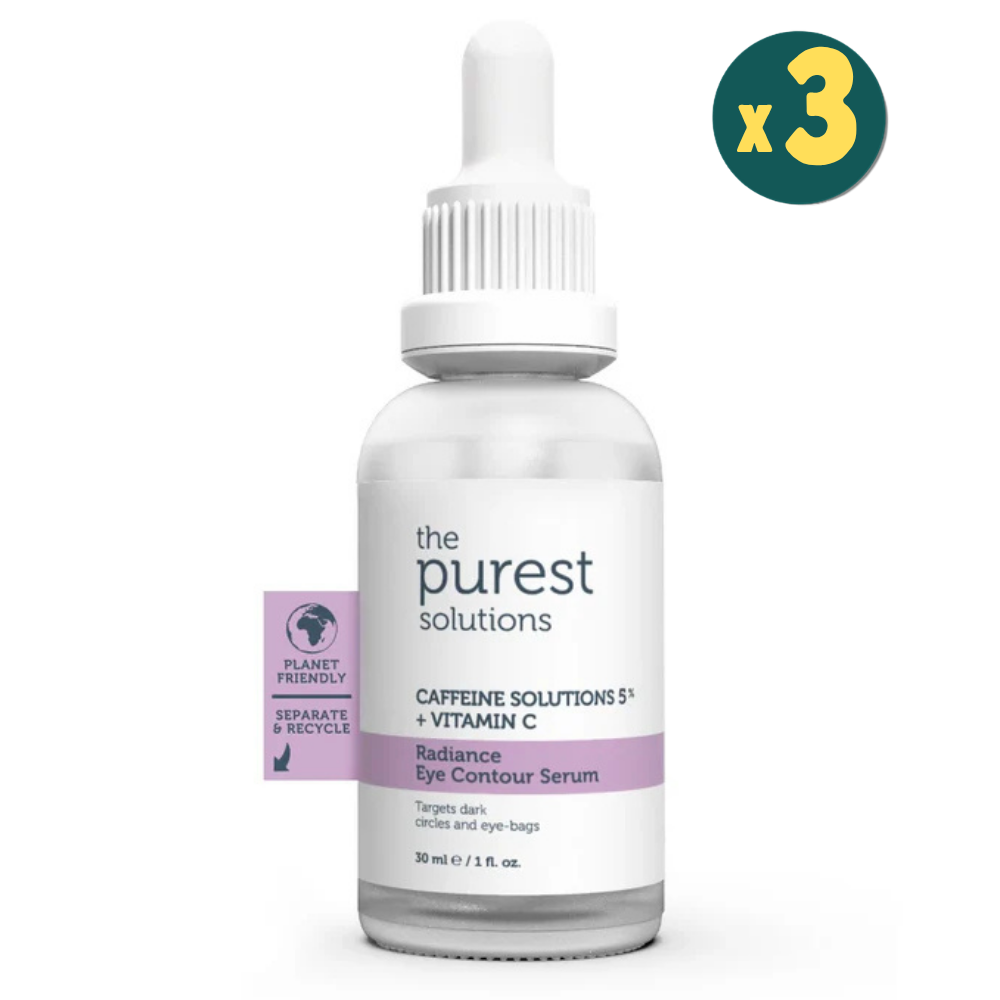 The Purest Solutions Göz Altı Torbalanma ve Morluk Karşıtı Bakım Serumu 30 ml (Caffeine Solutions 5% + Vitamin C) 3 Adet Fiyatları - Modern Eczane