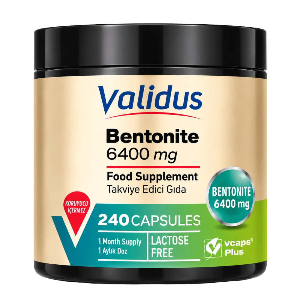 Validus Bentonite 6400 mg 240 Kapsül Fiyatları - Modern Eczane