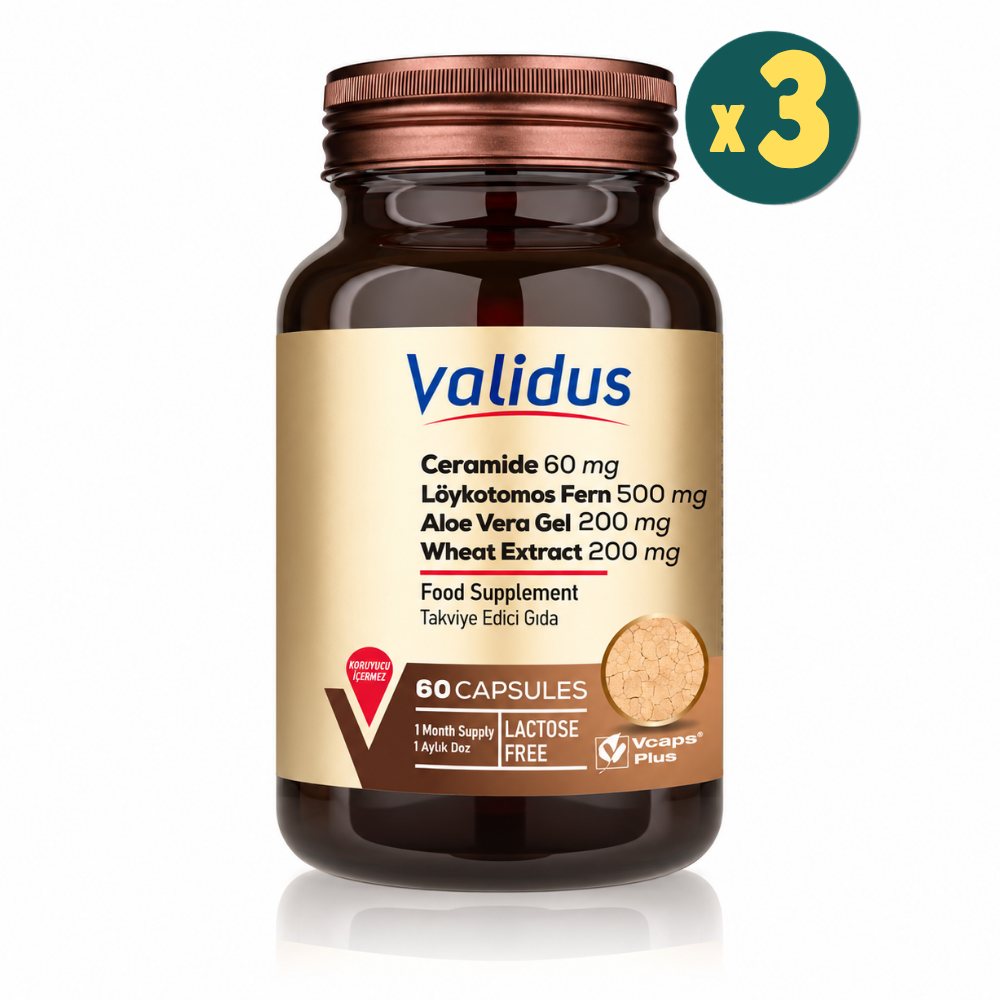 Validus Ceramid 60 Kapsül 3 Adet Fiyatları - Modern Eczane