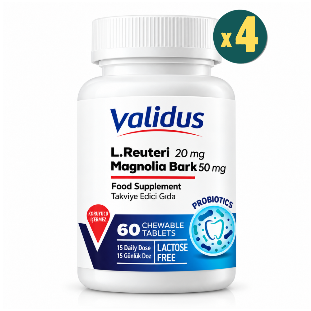 Validus Dental Probiyotik 60 Tablet 4 Adet Fiyatları - Modern Eczane