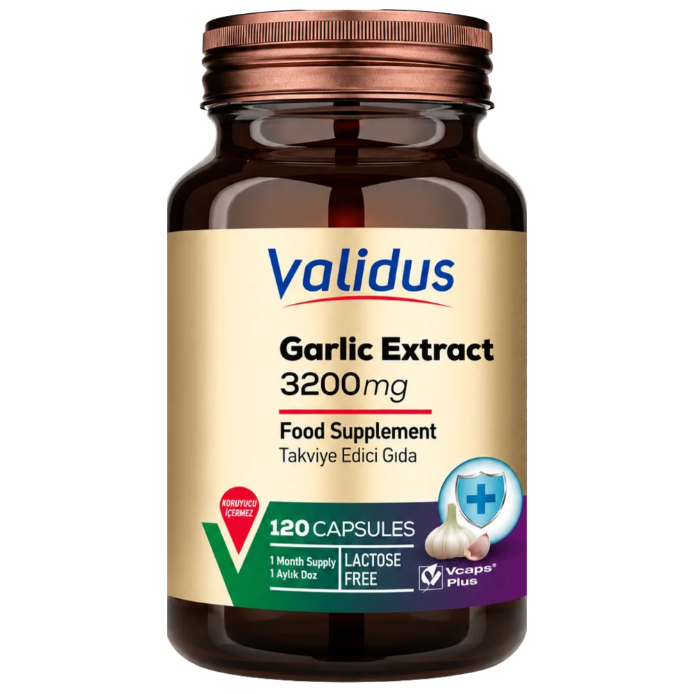 Validus Garlic 3200 mg 120 Kapsül Fiyatları - Modern Eczane