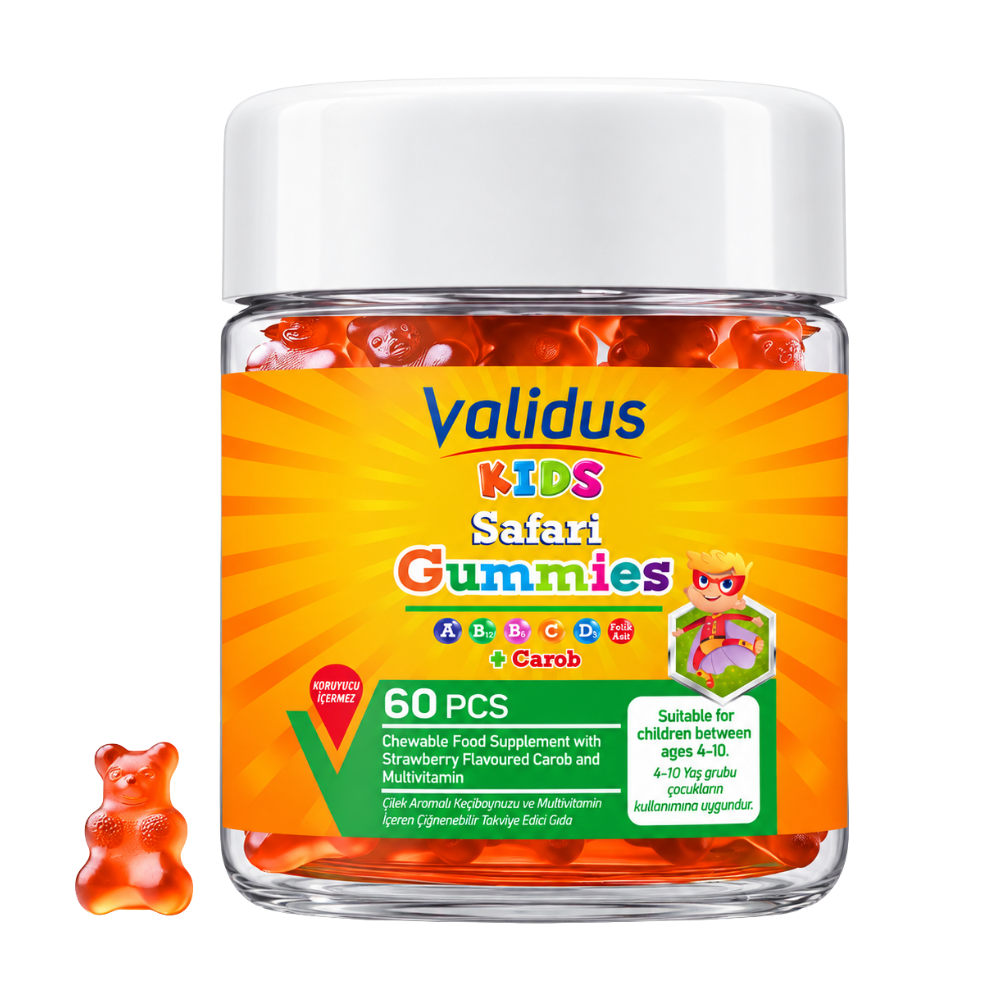 Validus Kids Safari 60 Gummies Fiyatları - Modern Eczane