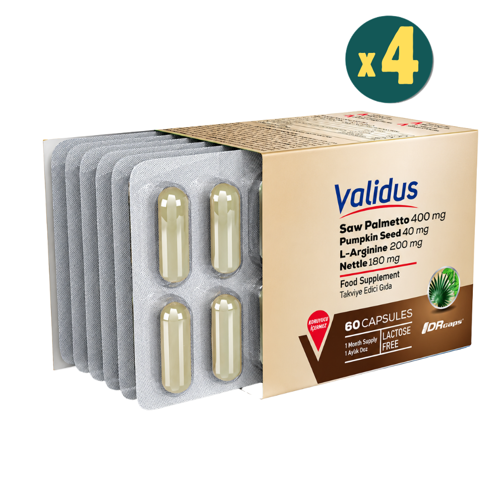 Validus Saw Palmetto 400 mg 60 Kapsül 4 Adet Fiyatları - Modern Eczane