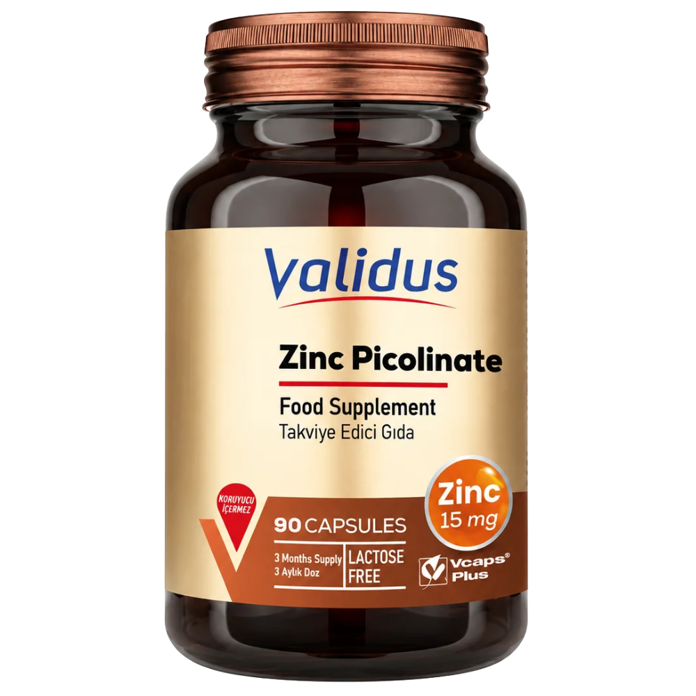 Validus Zinc Picolinate 15 mg 90 Kapsül Fiyatları - Modern Eczane