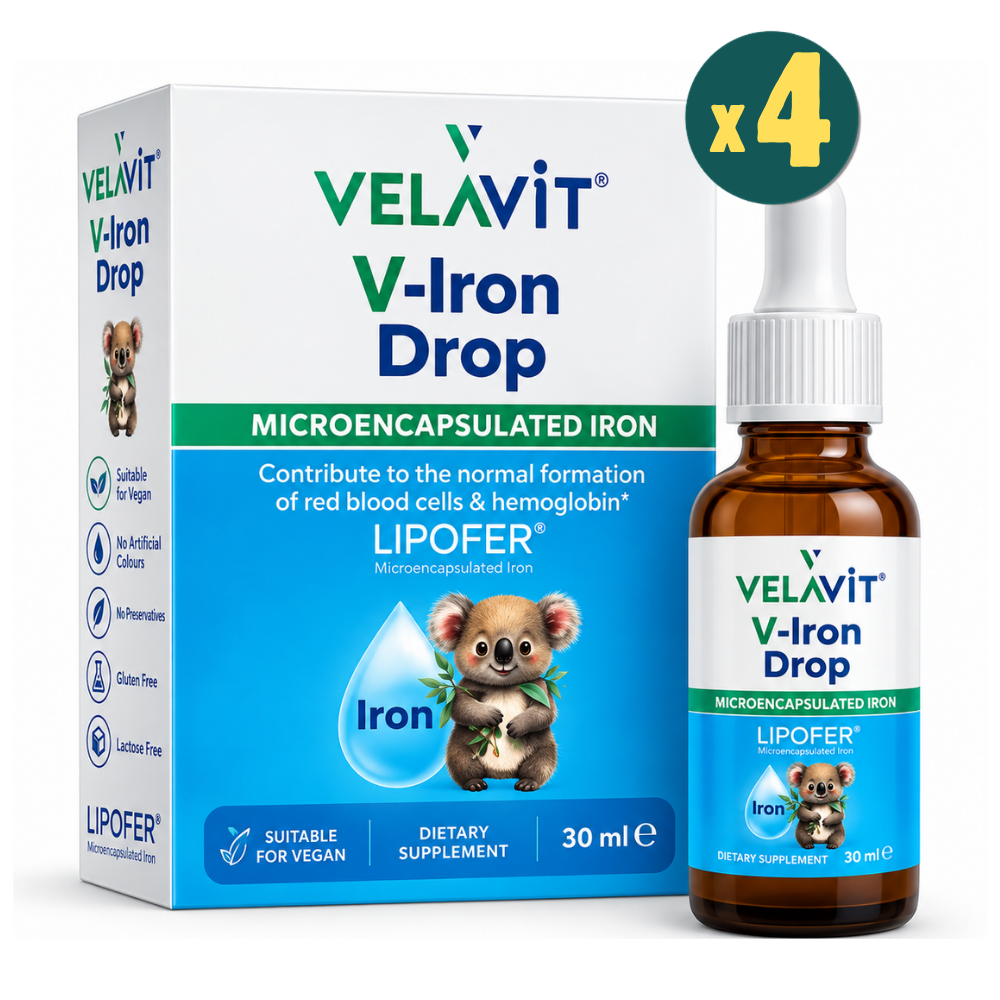 Velavit V-Iron Drop 30 ml 4 Adet Fiyatları - Modern Eczane