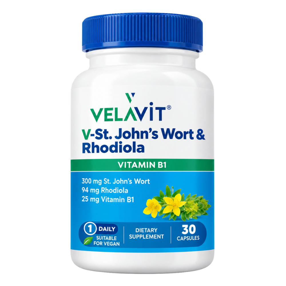 Velavit V-St John’s Wort Rhodiola 30 Kapsül Fiyatları - Modern Eczane