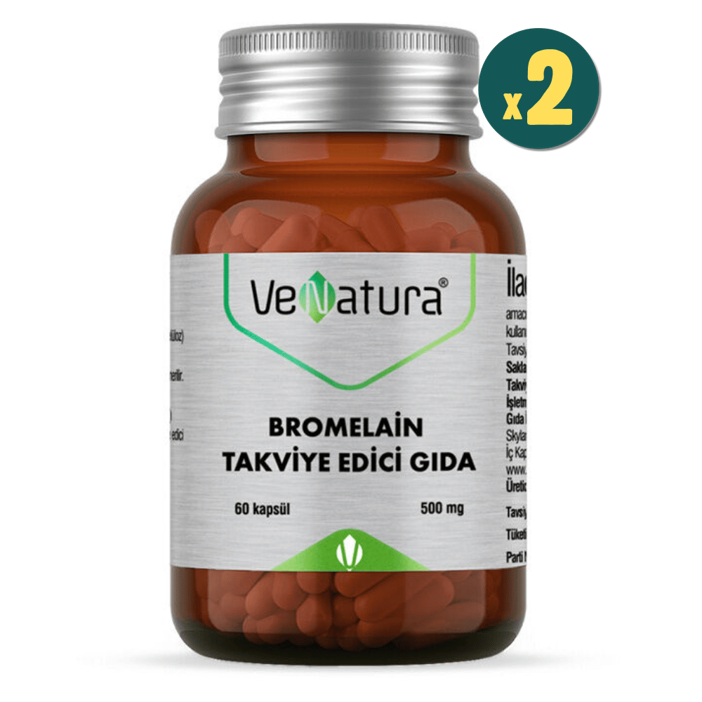 Venatura Bromelain 60 Kapsül 2 Adet Fiyatları - Modern Eczane