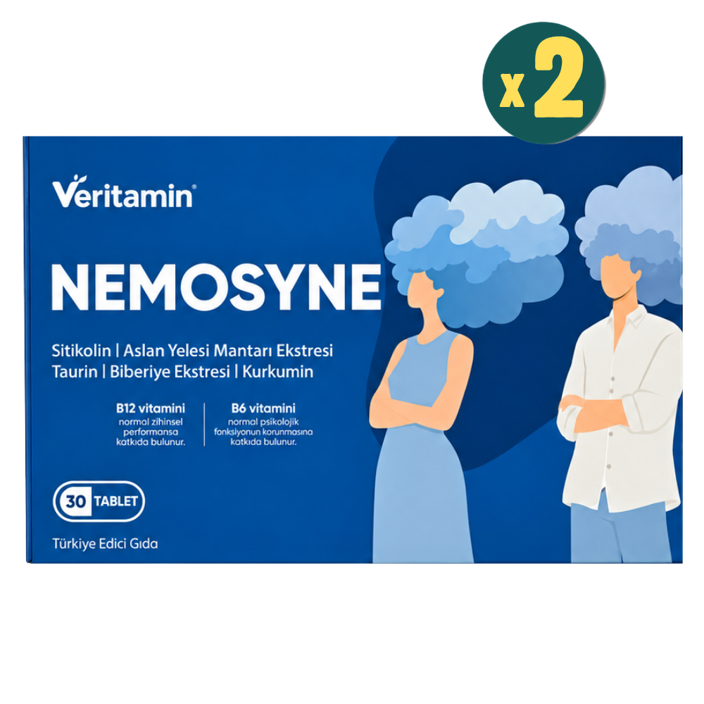 Veritamin Nemosyne 30 Tablet 2 Adet Fiyatları - Modern Eczane