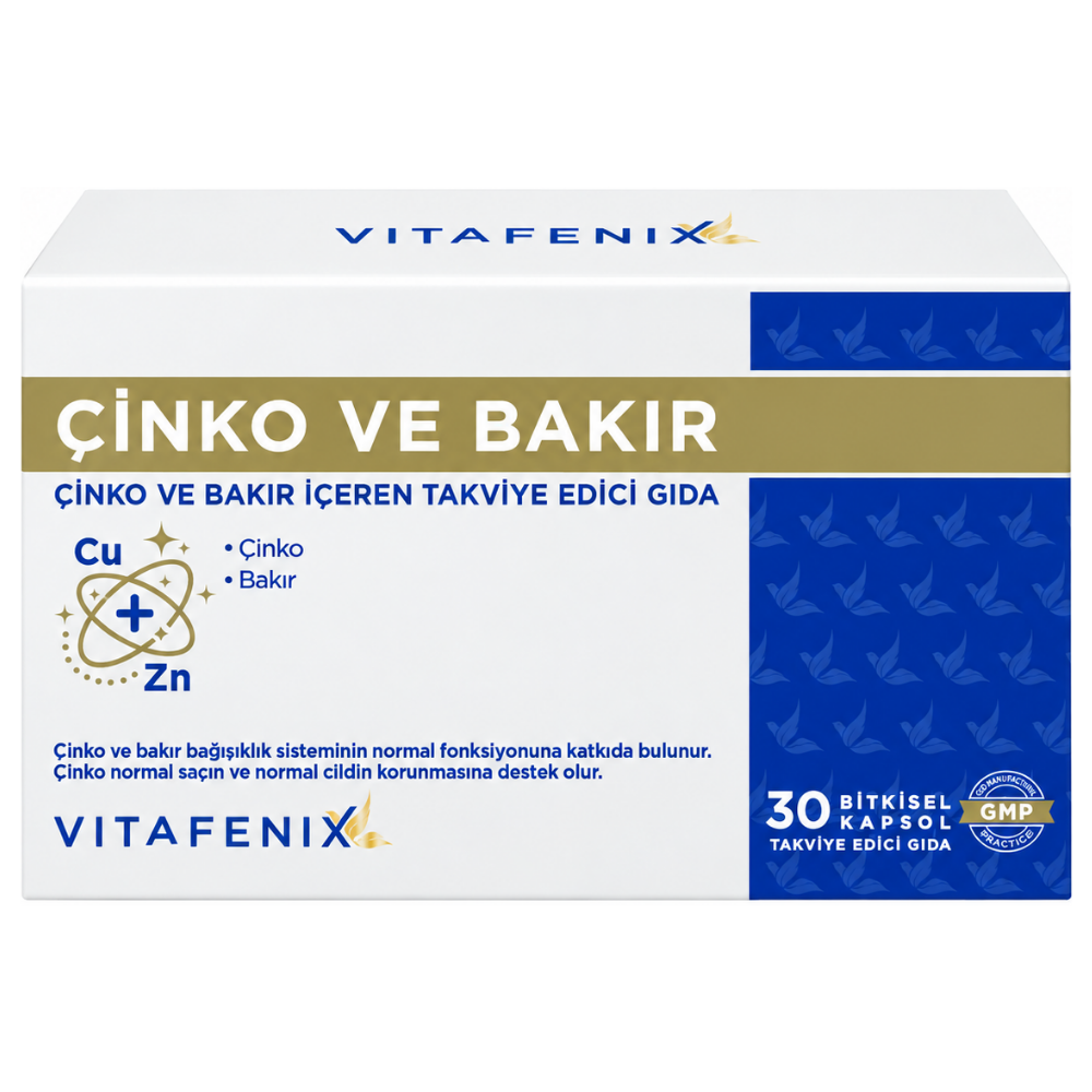 Vitafenix Çinko Bakır 30 Kapsül Fiyatları - Modern Eczane