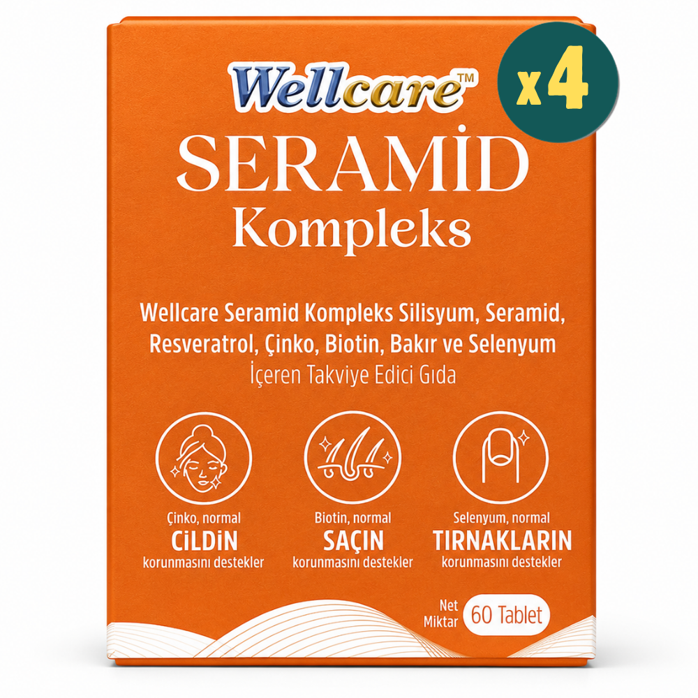 Wellcare Seramid Kompleks 60 Tablet 4 Adet Fiyatları - Modern Eczane