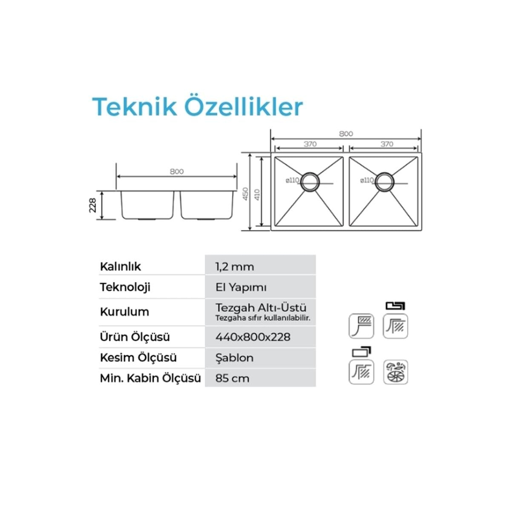 Crauf Stella 4580 Mat Gri Evye