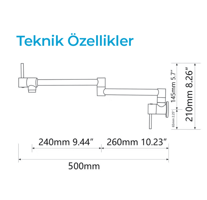 Crauf Akrobat Mutfak Bataryası PVD Bakır