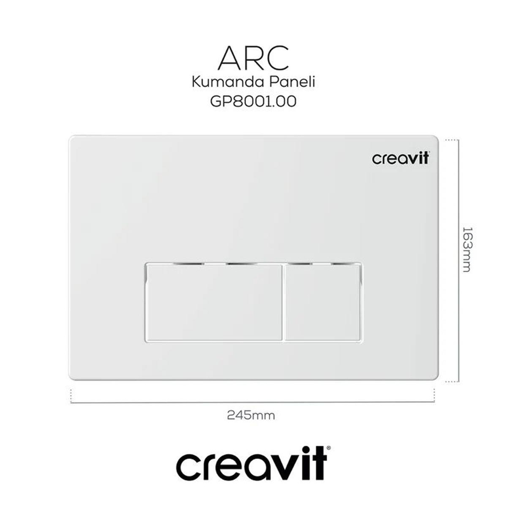 Creavit ARC Beyaz Kumanda Paneli