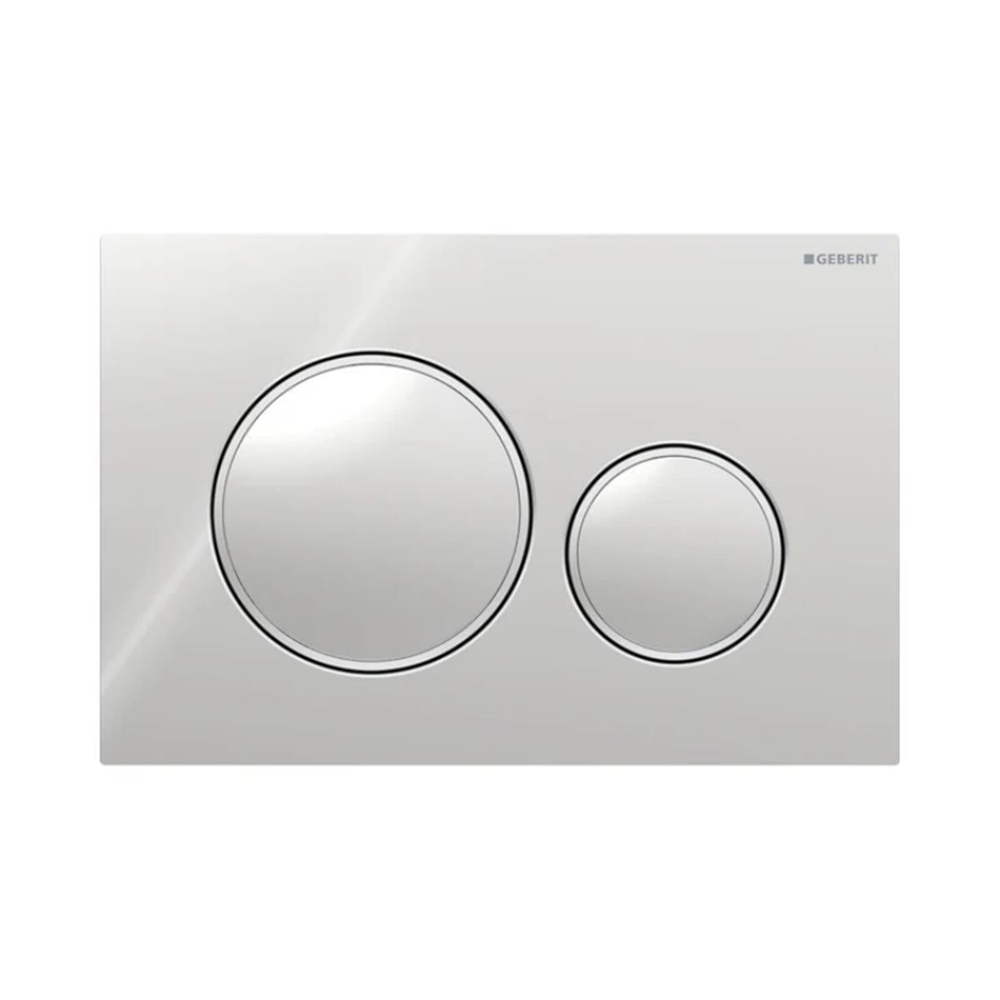 Geberit Kumanda Kapağı Sigma20 - Çift Basmalı - Parlak / Mat / Parlak
