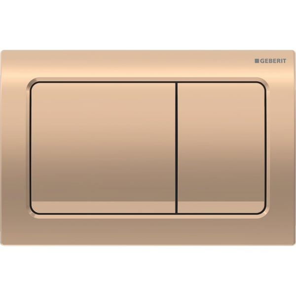 Geberit Kumanda Kapağı Alpha30 - Çift basmalı - Bronz