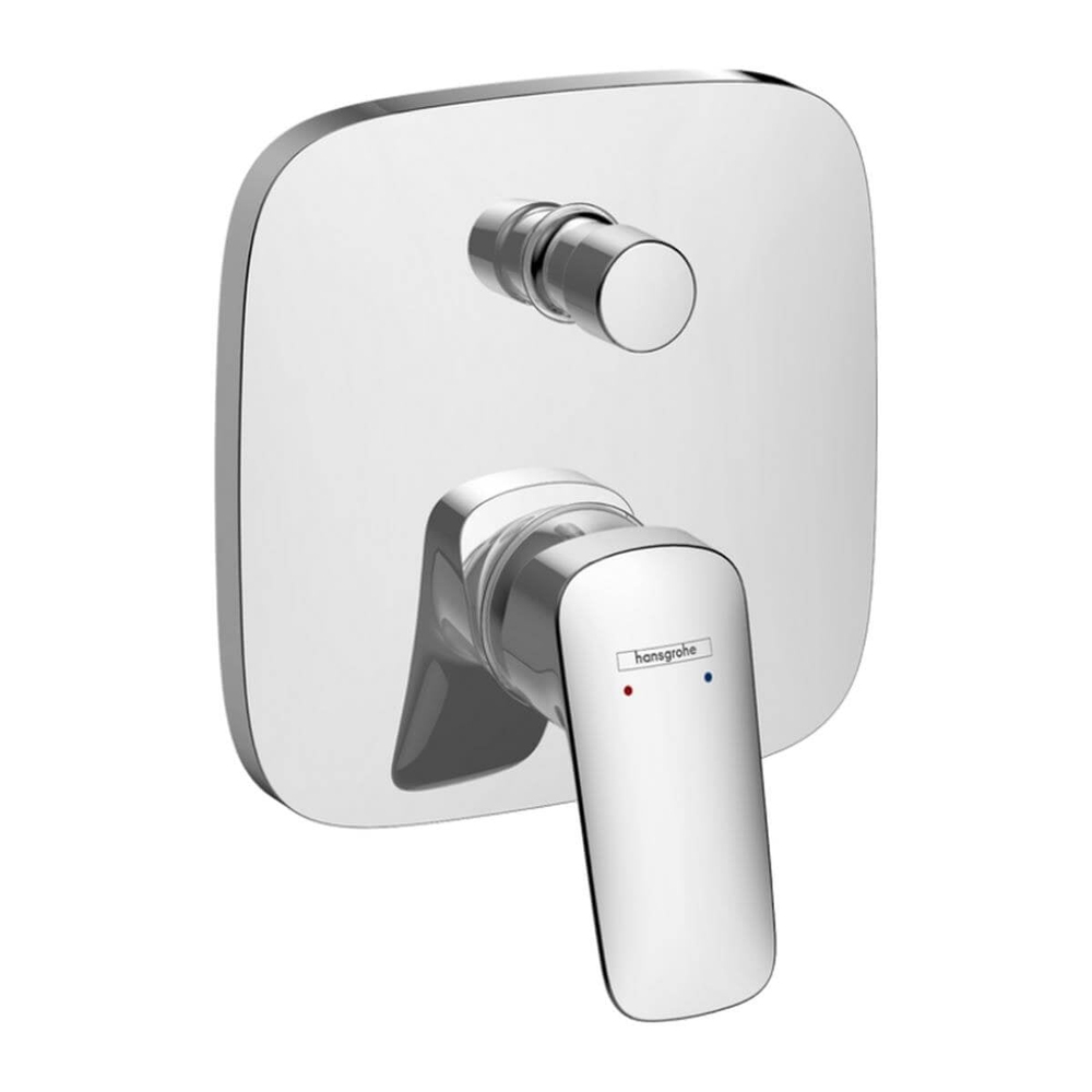 Hansgrohe Logis Tek Kollu Banyo Bataryası Ankastre Montaj Krom