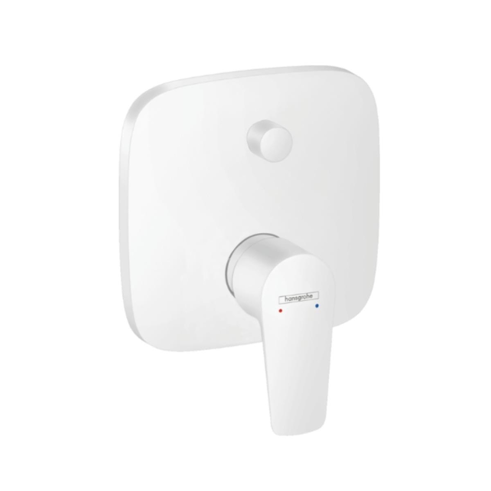 Hansgrohe Talis E Tek kollu banyo Bataryası Ankastre montaj Satin Beyaz