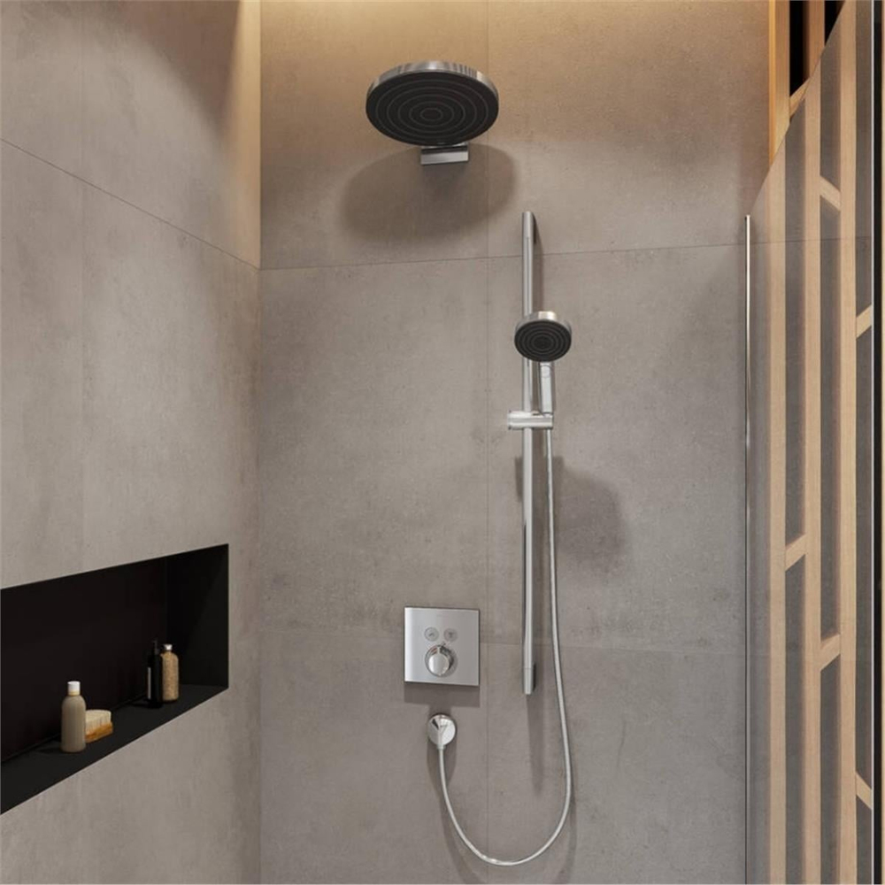 Hansgrohe ShowerSelect Termostatik Batarya, ankastre, 2 çıkış için Krom