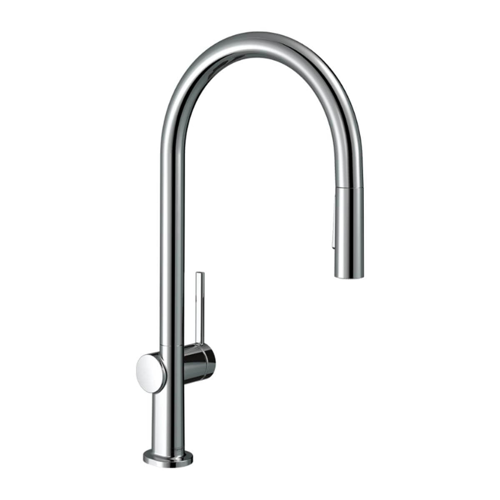 Hansgrohe Talis M54 Tek Kollu Eviye Bataryası 210, Çekilebilir El Duşu, 2jet Krom