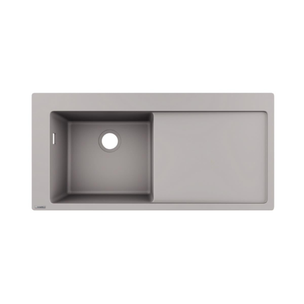 Hansgrohe S5110-F450 SilicaTec Ankastre Granit Eviye 450 Damlalıklı Beton Grisi