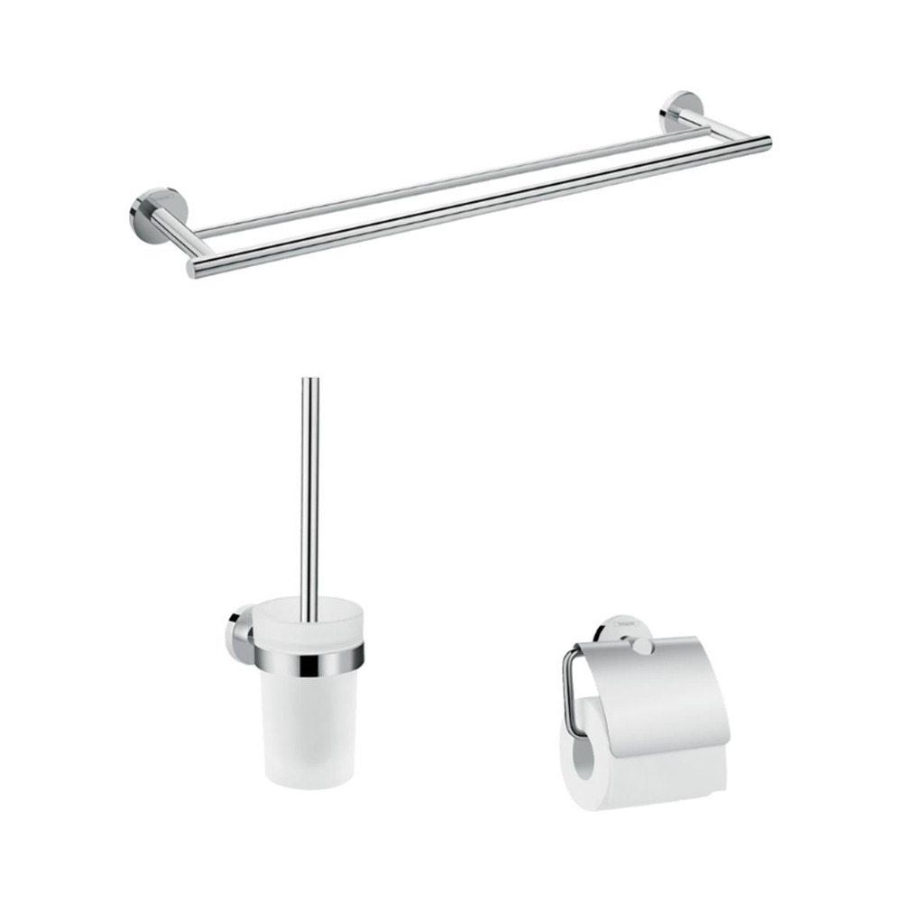 Hansgrohe Logis Universal Banyo Aksesuar Seti 3 Parça Krom