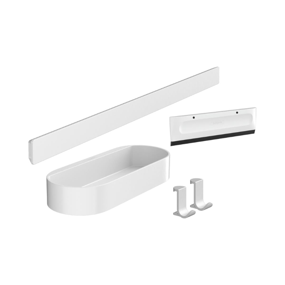 Hansgrohe WallStoris Duş Paketi 4 Parça Satin Beyaz