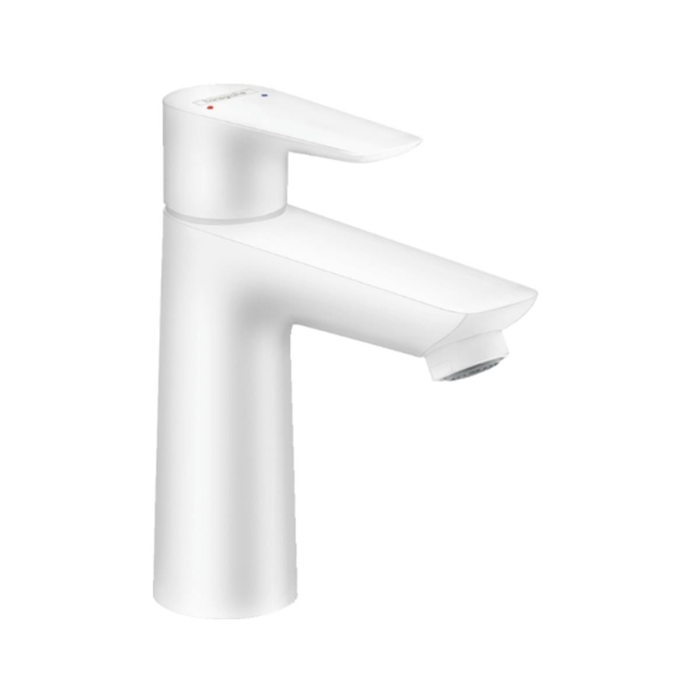 Hansgrohe Talis E Tek Kollu Lavabo Bataryası 110 Mat Beyaz