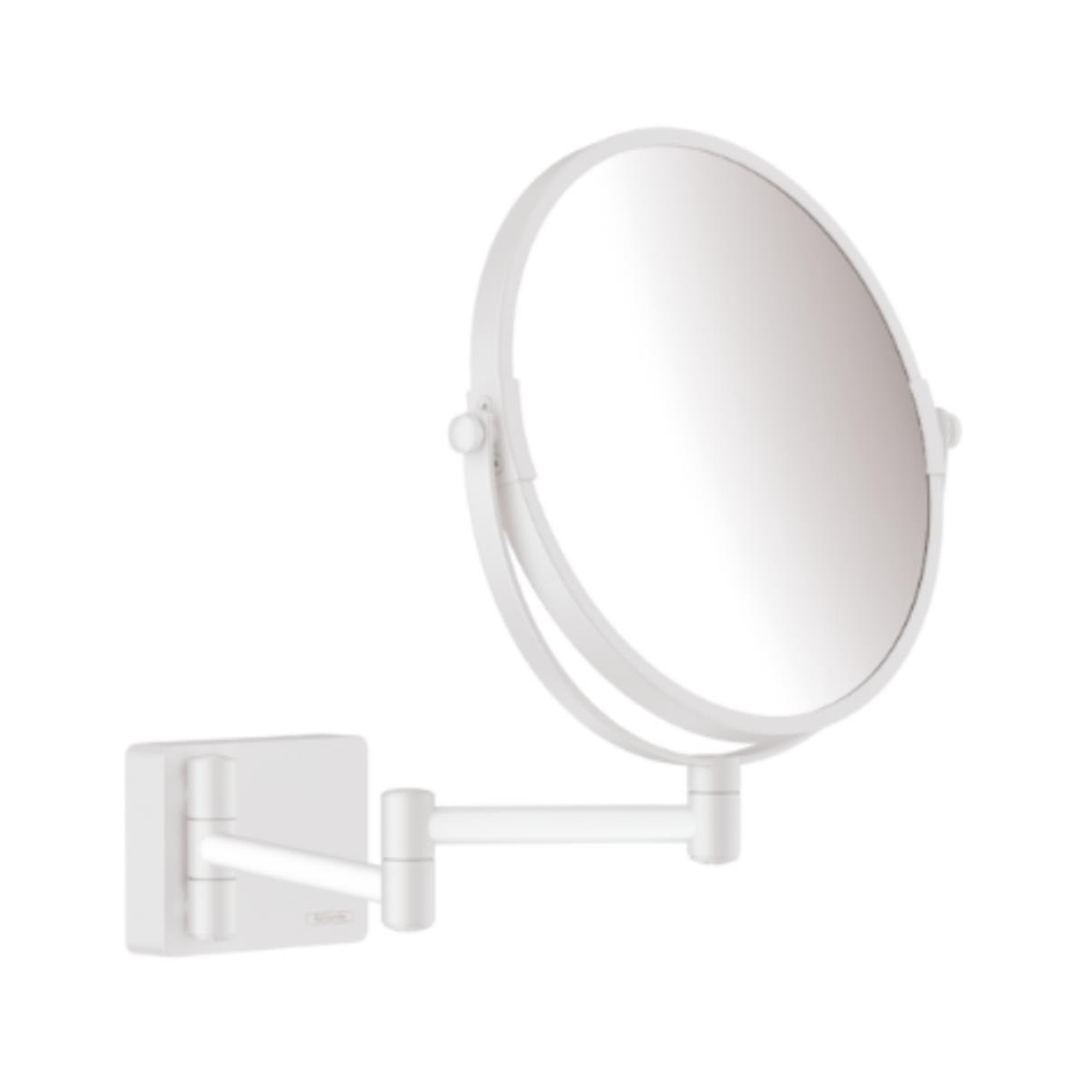Hansgrohe AddStoris Makyaj Aynası Satin Beyaz