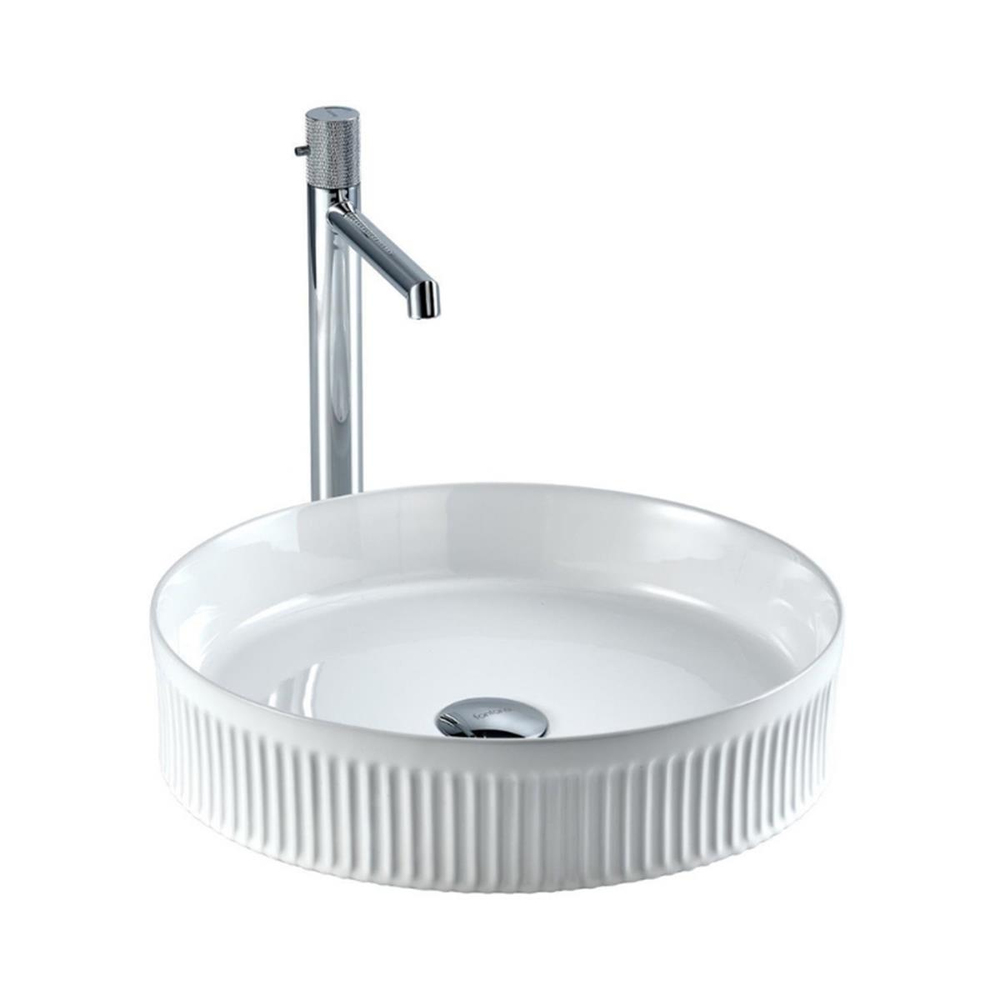 Lena EY-4701 Tezgah Üstü Lavabo Beyaz Beyaz