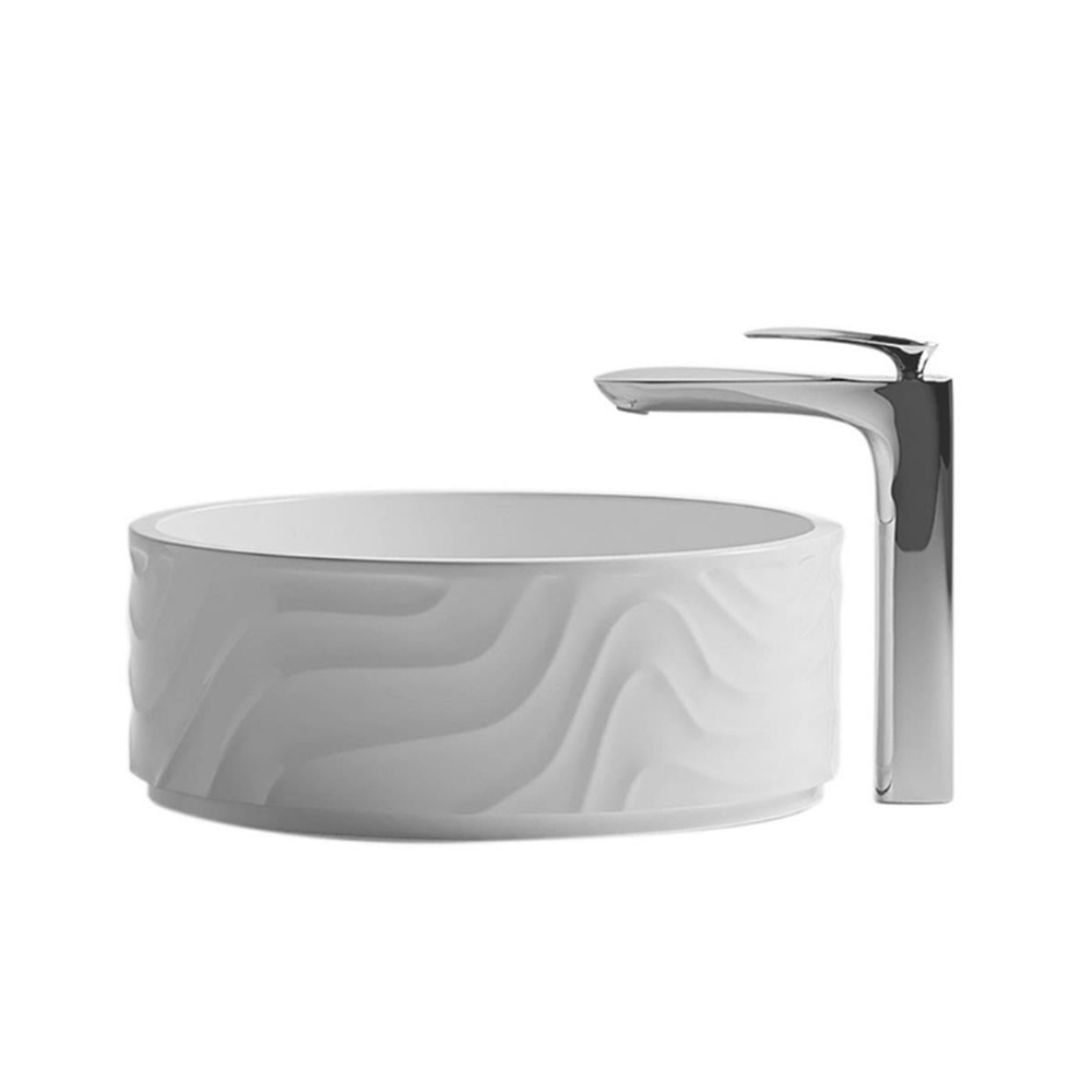 Lena EY-4705 Tezgah Üstü Lavabo Beyaz