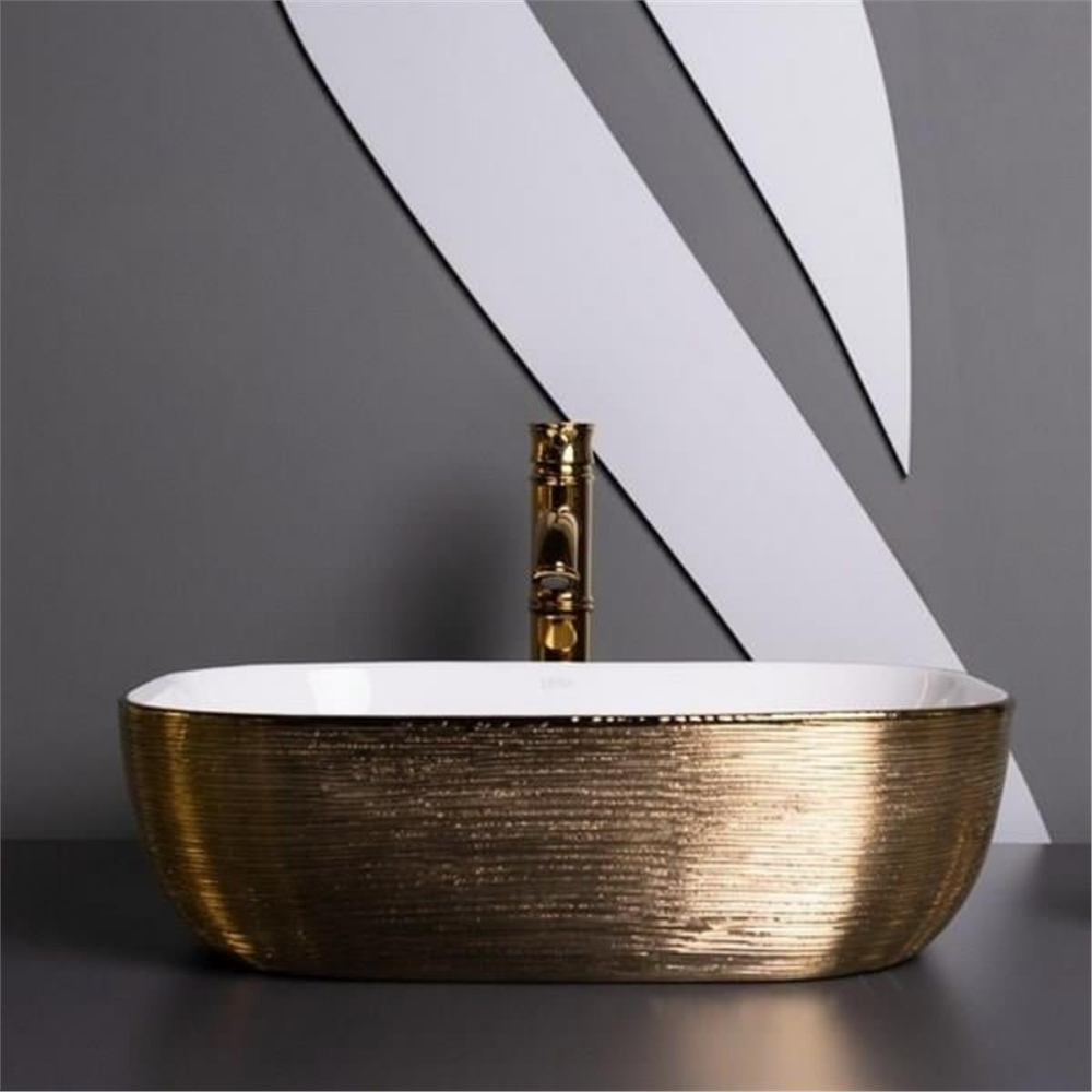 Lena E-5003A Tezgah Üstü Porselen Lavabo Karma
