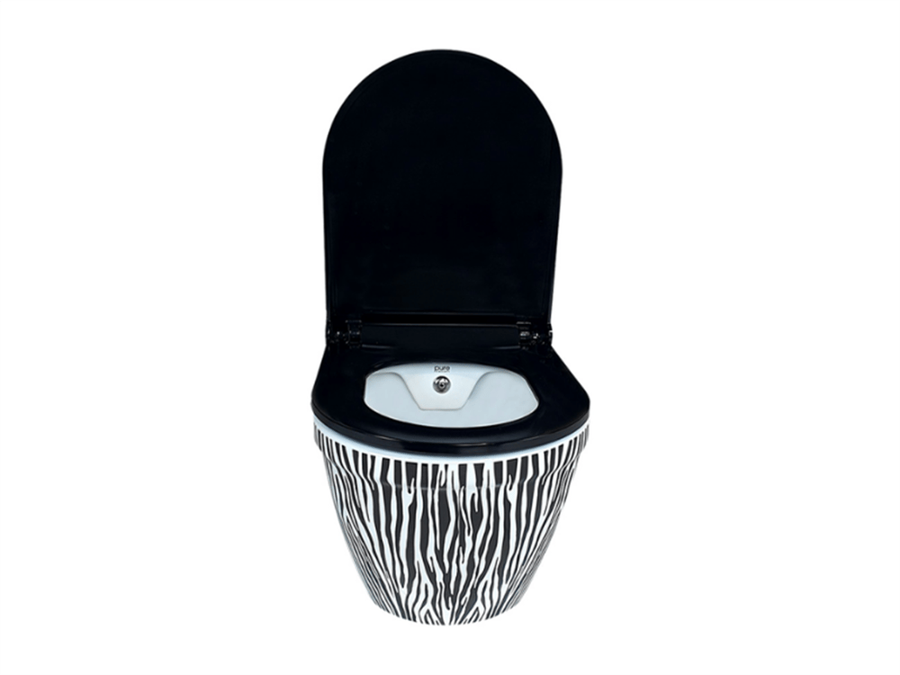 Pure Concept Zebra Kanalsız Asma Klozet Kapak Dahil