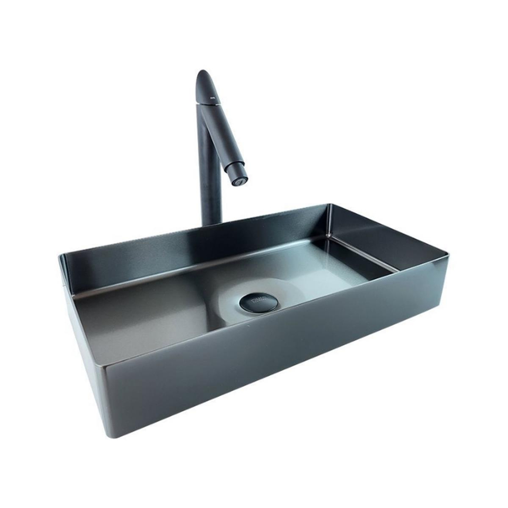 Pure Concept Paslanmaz Çelik Siyah Çanak Lavabo