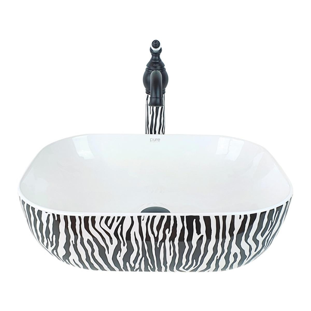 Pure Concept Zebra Tezgah Üstü Çanak Lavabo