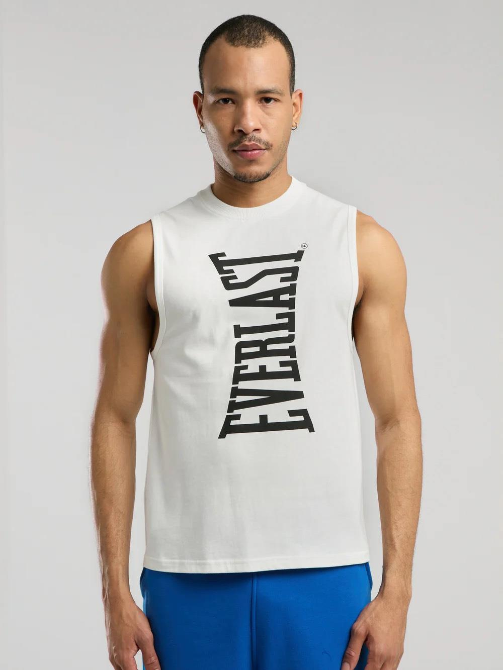 Everlast Ever Classics Regular Erkek Beyaz Kolsuz Tshirt