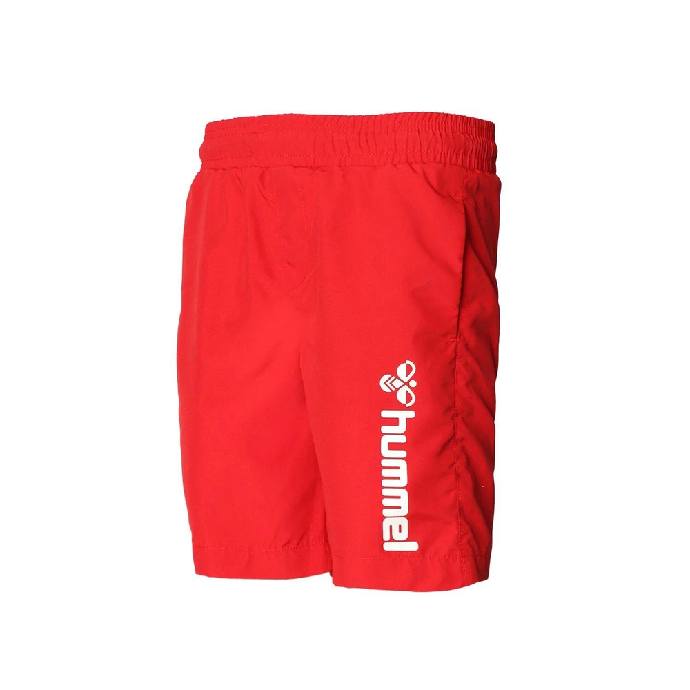 Hummel Hmlbonx Swim Shorts Çocuk Kirmizi Deniz Şortu