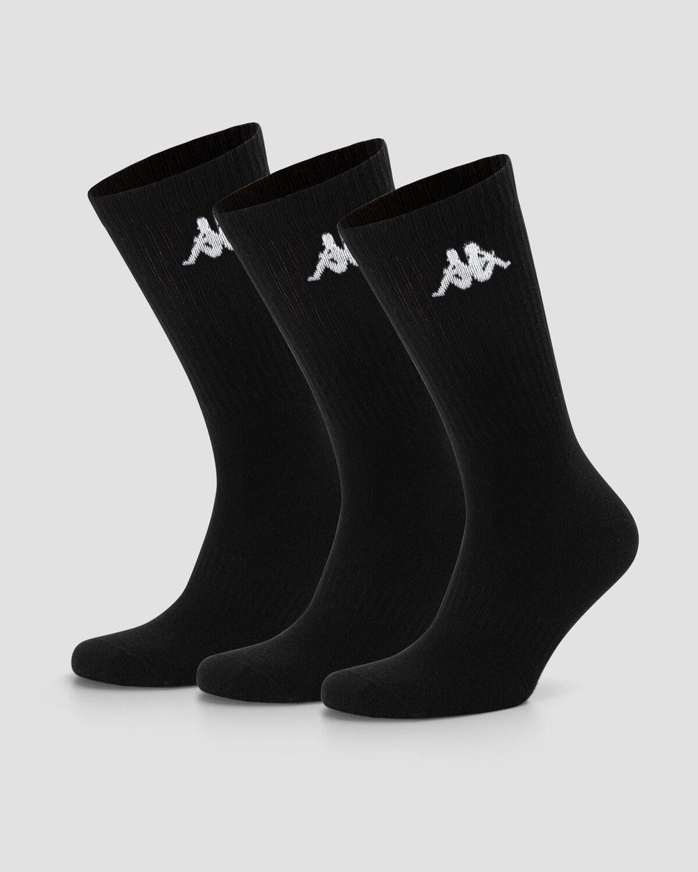 Kappa Authentic Sally Tk 3Pack Unisex Siyah Soket Çorap