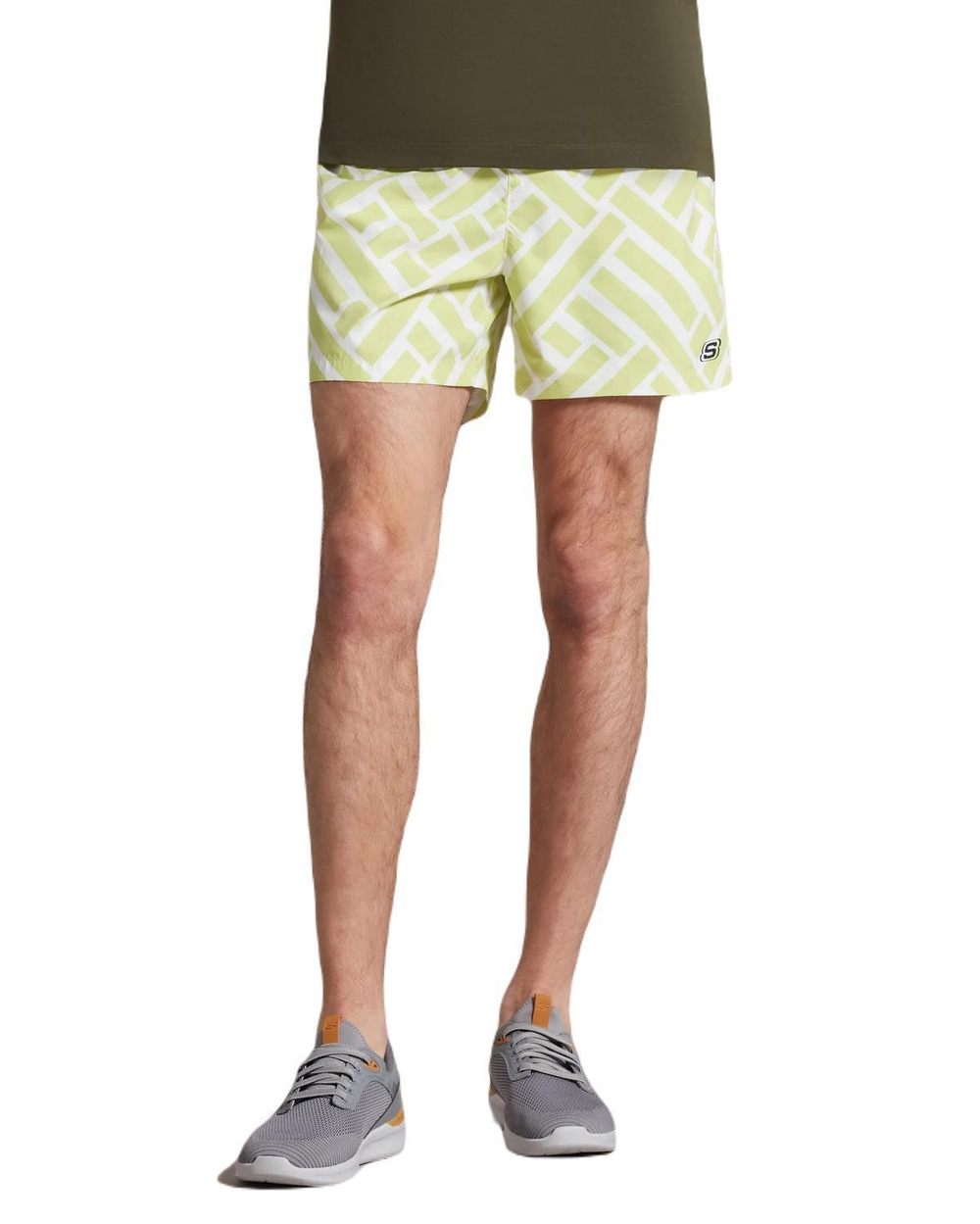 Skechers M Swimwear printed 5 inch Swimshort Erkek  Deniz Şortu