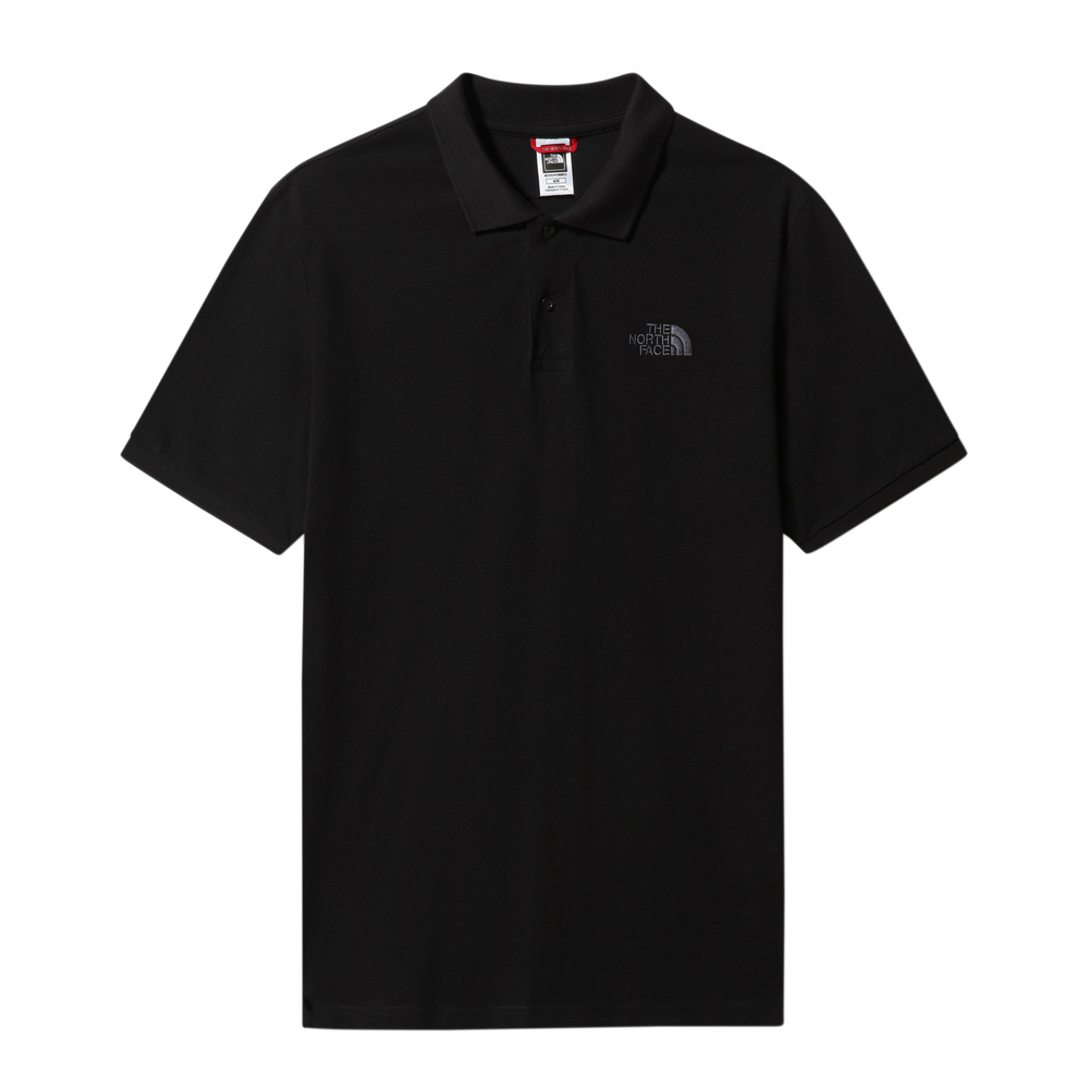 The North Face M Polo Piquet - Eu Erkek Siyah Polo Yaka Tshirt