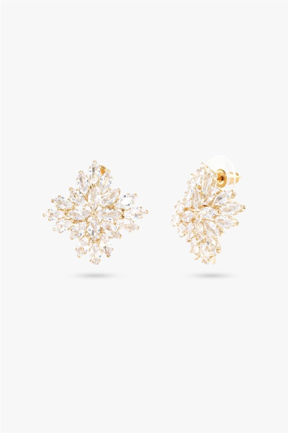 Taşlı Çelik Küpe