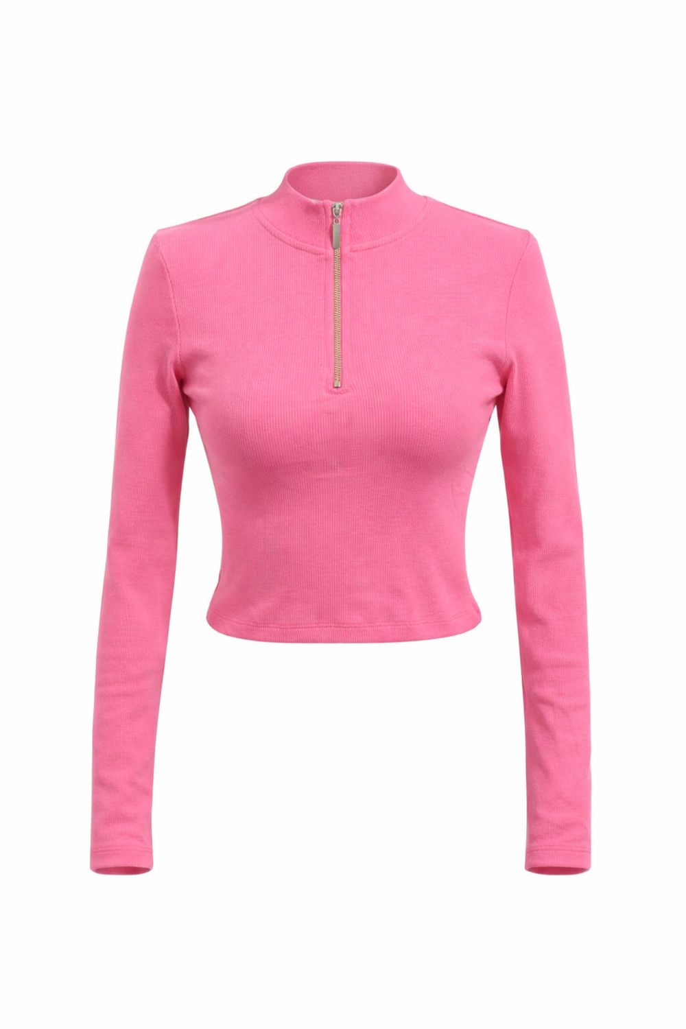 4177 Kadın Kısa Body Bluz Pembe