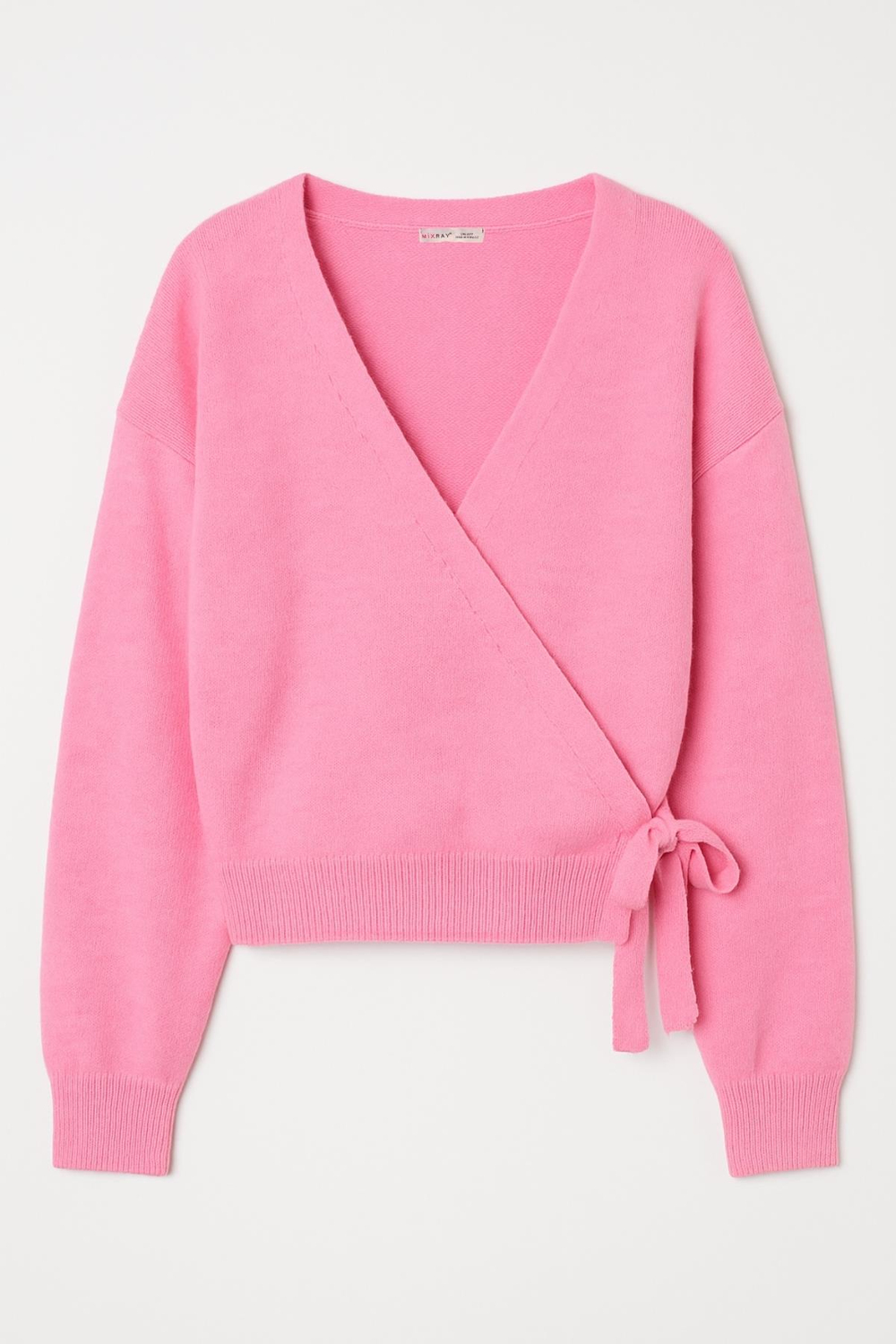 6959 Fiyonklu Triko Hırka Pembe