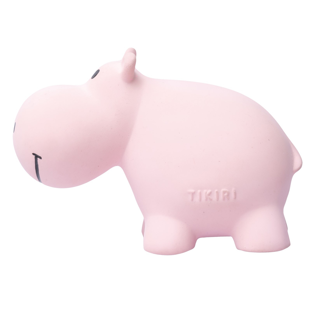 BIBS Tikiri Doğal Kauçuk Diş Kaşıyıcılı Oyuncak - Hippo 