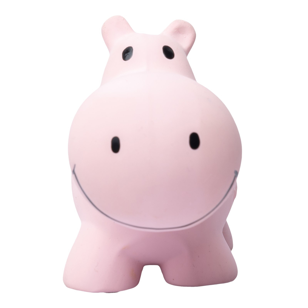 BIBS Tikiri Doğal Kauçuk Diş Kaşıyıcılı Oyuncak - Hippo 